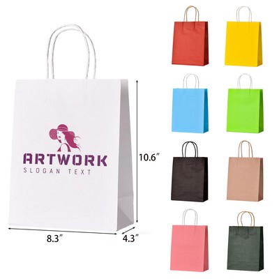 Custom White Kraft Paper Bag