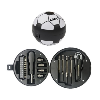 Soccer Shaped Multitool Set