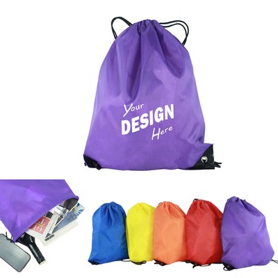 210D Polyester Drawstring Backpack