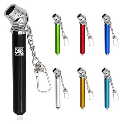 Tire Pressure Gauge Pen with Keychain for Car, Bike & Motorcycle