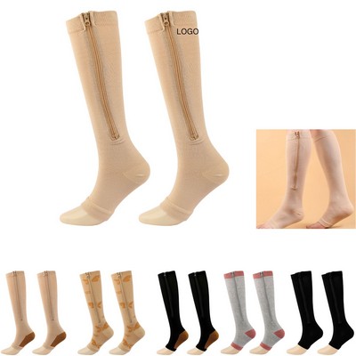 Compression Socks with Zipper