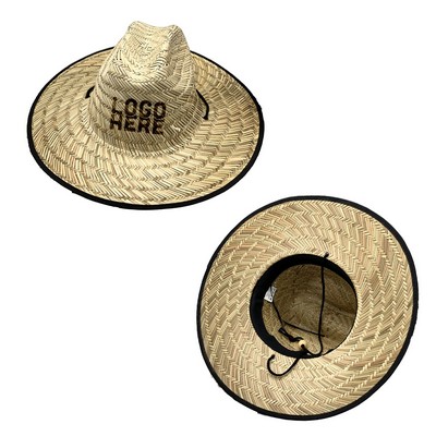 Lifeguard Straw Sun Hat for the Beach
