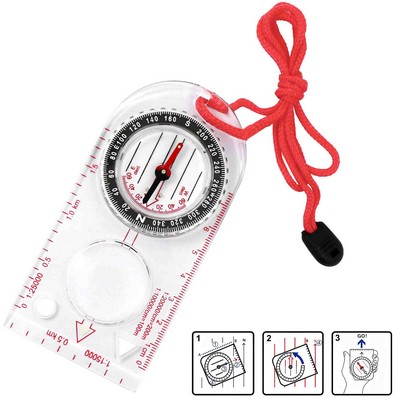 Map Orienteering Compass Set Waterproof