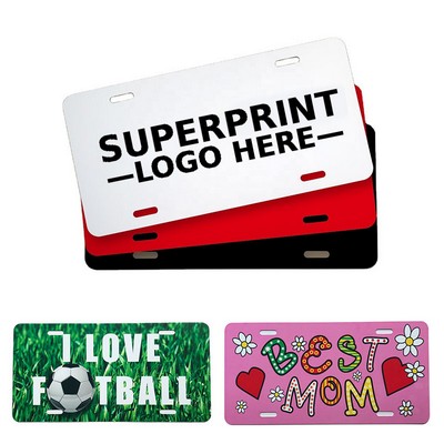 Full Color Printing 0.35mm Universal License Plate Frame Insert
