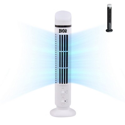 Portable Oscillating Tower Fan with Light