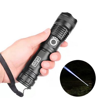 USB Rechargeable Aluminum Flashlight