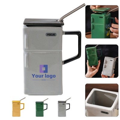 Retro Ceramic Refrigerator Mug