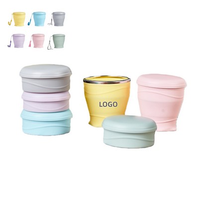 Portable Food-Grade Silicone Foldable Water Cup