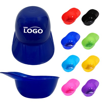 8oz Plastic Baseball Helmet Ice Cream Snack Bowl