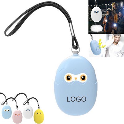 Cute Cartoon Personal Safety Alarm Keychain Loud Siren