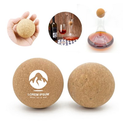 Round Ball Stoppers Wooden Wine Corks