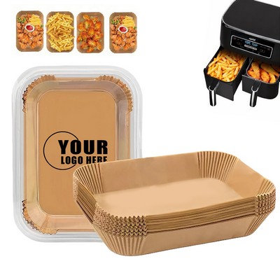 50 Rectangular Air Fryer Paper Bowls