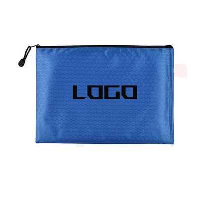 Custom Zipper Document Pouch Bag