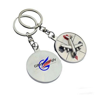 Metal Russian Turntable Keychain