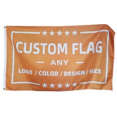 Double Sided Printed Polyester Flag