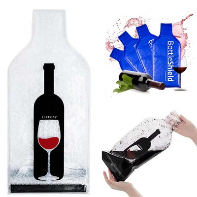 Wine Bottle Protective Bubble Wrap Bag