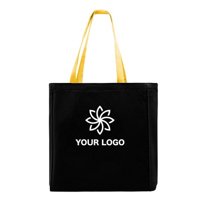USA Union Made Edged Canvas Long Handle Tote Bag