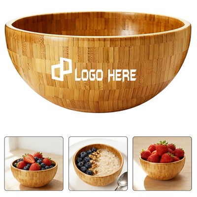 12" Bamboo Salad Bowl