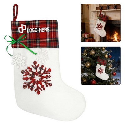 Snowflake Christmas Socks