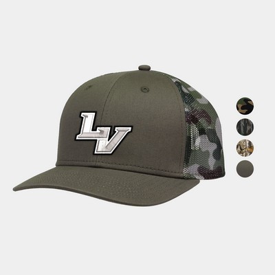 Camo Cotton Twill Trucker Cap