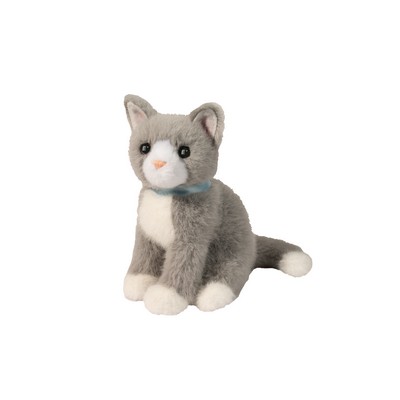 Mini Gray Cat Stuffed Animal