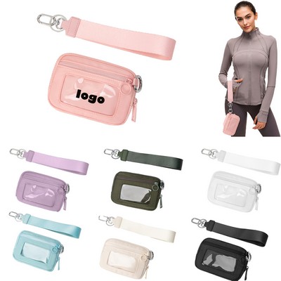 Mini Wristlet Keychain Wallet