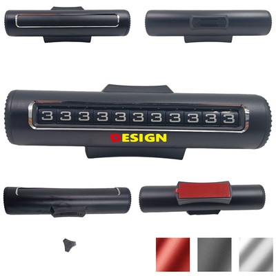 Car Temporary Parking Plate