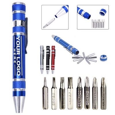 8-in-1 Precision Pen Screwdriver