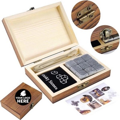Premium Whiskey Chilling Stones Gift Set