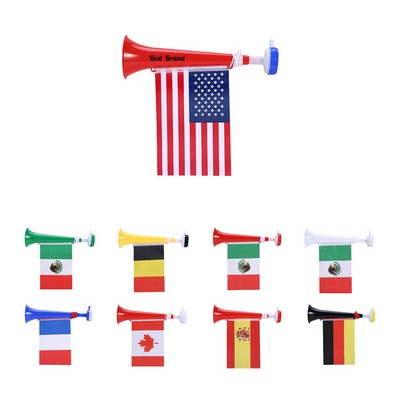 Stadium Cheering Horn With Nation Flags