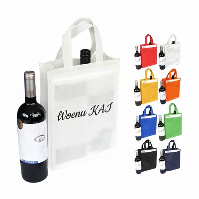Non-Woven Two-Bottle Wine Bags