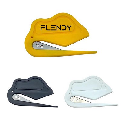 Mini Plastic Letter Opener W/ Hanging Hole