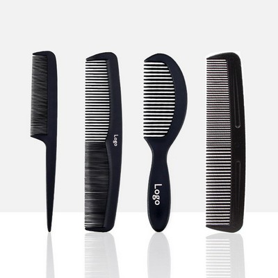 Black Plastic Fine Hair Comb