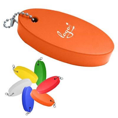 Oval Soft Floater Keychain