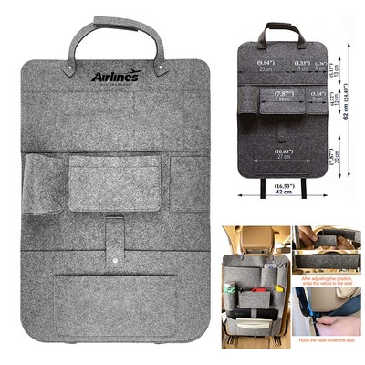 Felt Back Seat Pouch