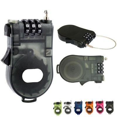 Mini Lock Retractable Steel Cable