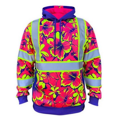 Tropical Class 3 Type-R Reflective Safety Hoodie