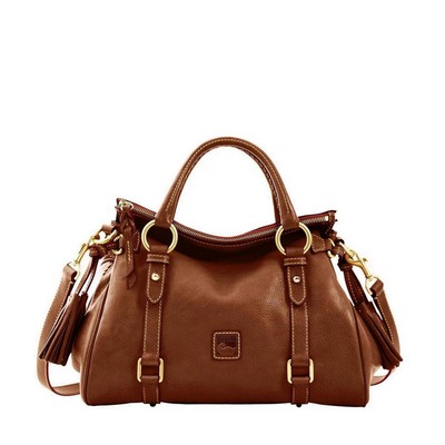 Dooney & Bourke Chestnut Brown Florentine Small Satchel Bag