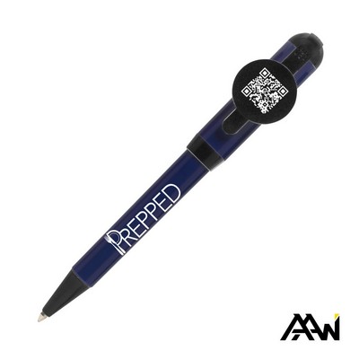 Jumbo QR Billboard Twist Pen - Black Accent