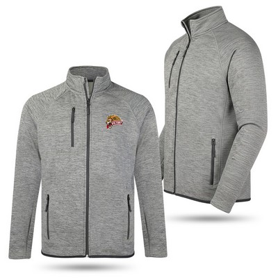 Men's Full Zipper Sweater Fleece Jacket 8.0oz