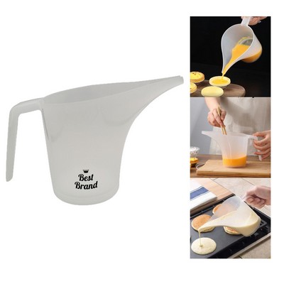 28oz Long Spout Plastic Measuring Pitcher with Scale