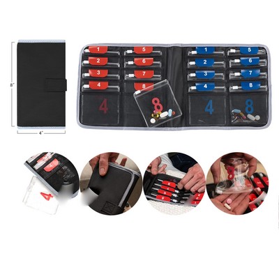 Travel 16 Slots Pill Organizer