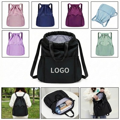 Large Capacity Portable Sports Drawstring Bag