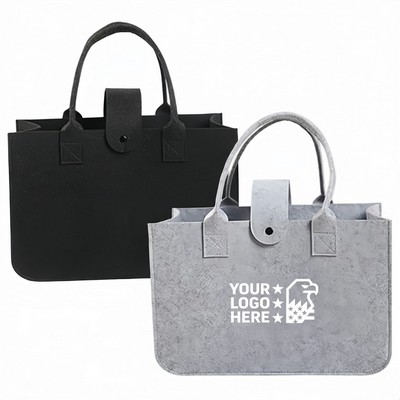 Large Felt Storage Tote Bags Reusable Utility