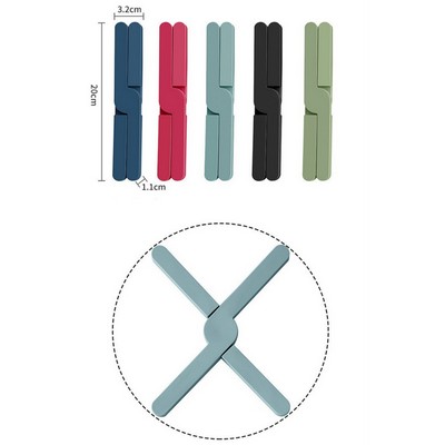 X-shaped Foldable Heat Insulation Mat Non-slip Table Mat for Kitchen Pots Bowls Dishes