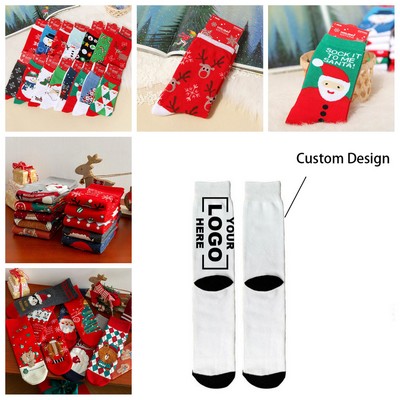 Christmas Pattern Casual Sock