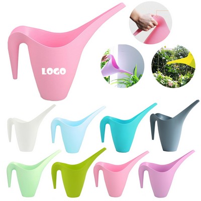 1-Liter Plastic Watering Can with Extended Spout
