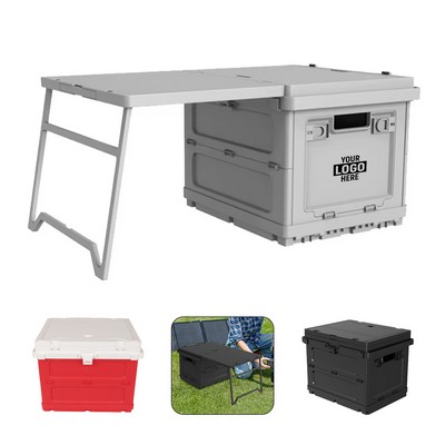 Folding Storage Box With Table