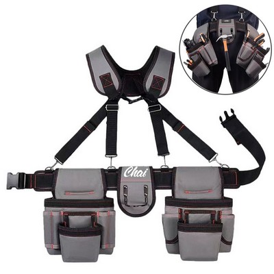 Electrician Double Tool Belt Bag