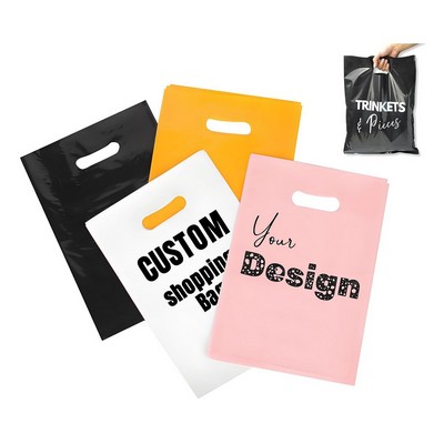 Personalized Shopping Bags with Die Cut Handles